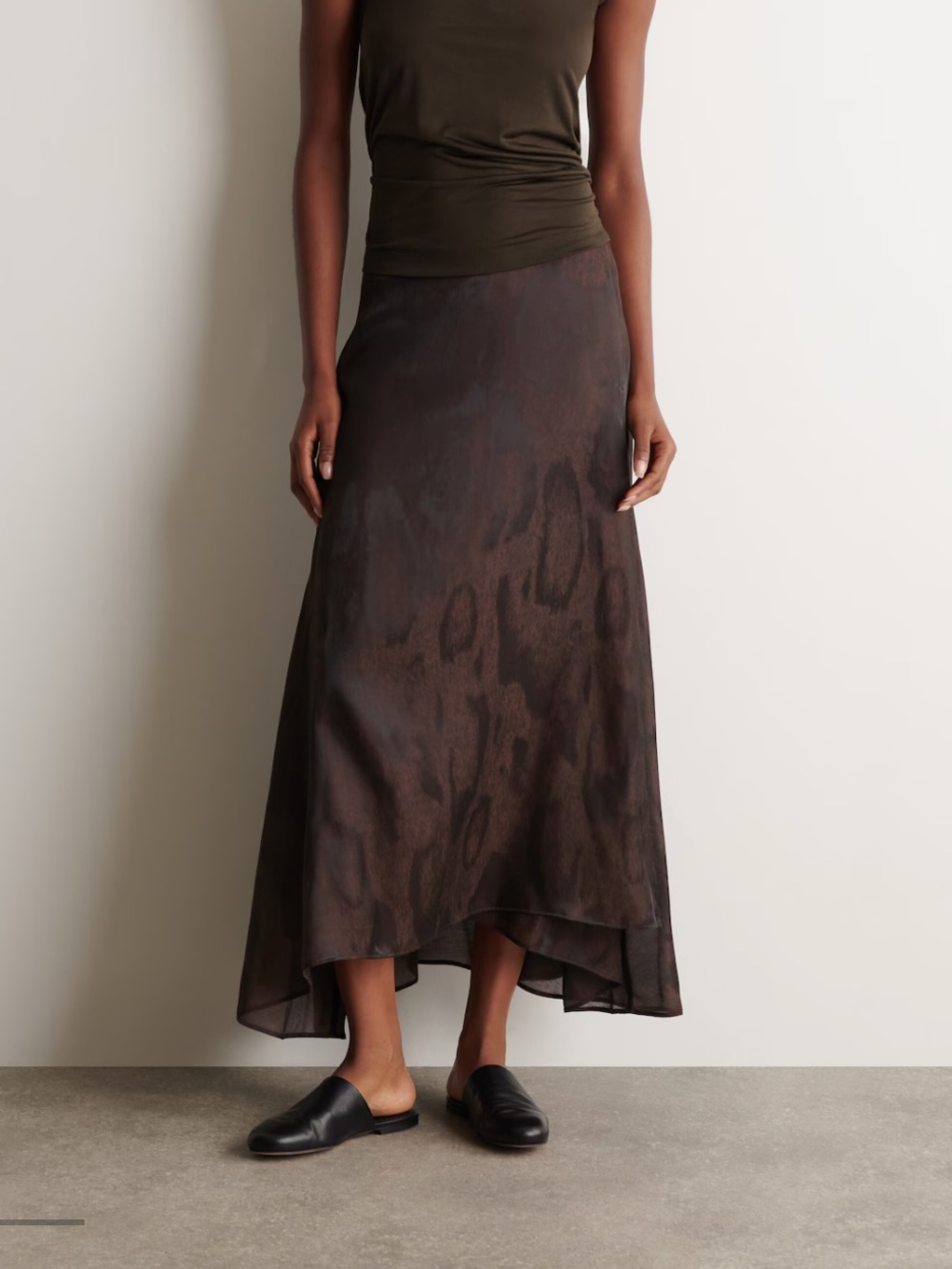 NWT COS JACQUARD HANDKERCHIEF MIDI SKIRT - SIZE 2 - pristine condition
